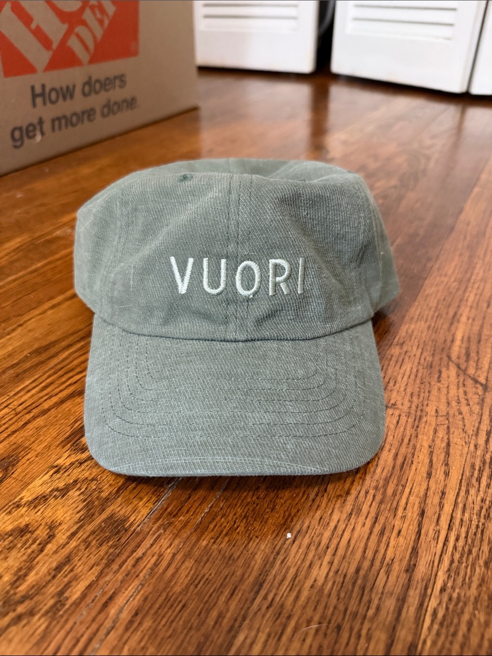 Vuori Sage Green Logo Baseball Cap